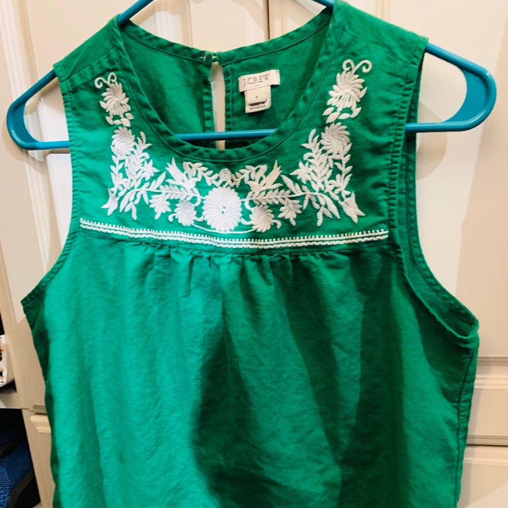 Jcrew embroiled top